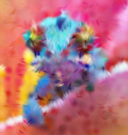 Background and true Gaussian falloff